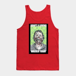 adopt a loving walker today!` Tank Top